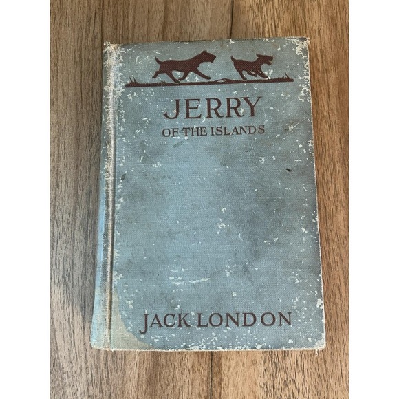 Jack London "Jerry of the Islands" Macmillan 1917 2nd Print. Antique Classic VTG - Picture 2 of 4